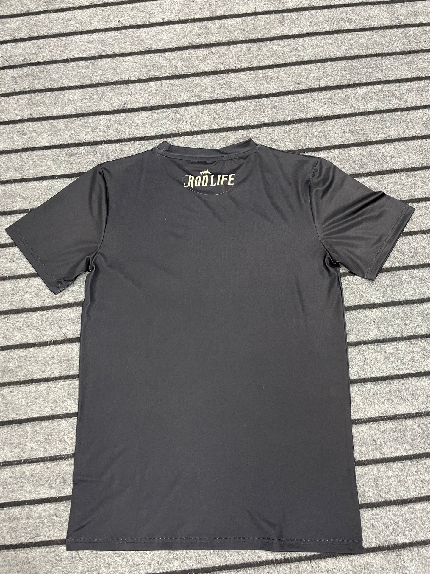 Flathead Catfish Outline T-Shirt - Black